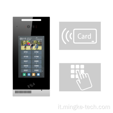 Intercom per telefono della porta video con campanello del codice QR